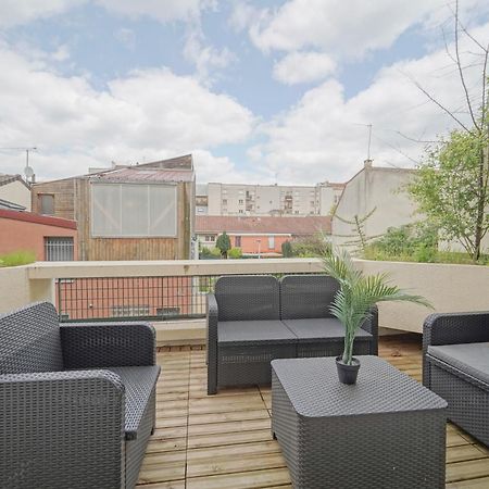 Complete 1Br With Balcony Only 5 Min. On Foot To Metro By Doorman Daire Saint-Ouen  Dış mekan fotoğraf